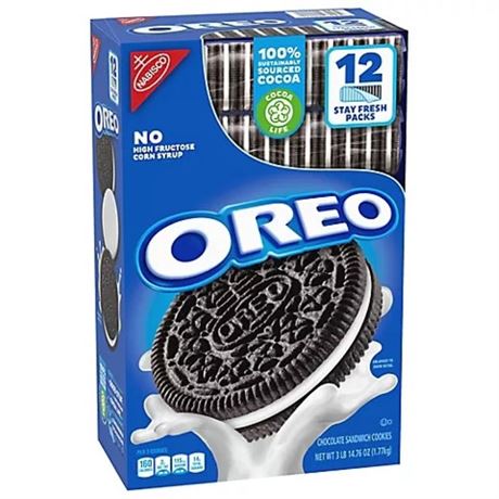 Oreo Chocolate Sandwich Cookies - 12 Sleeves