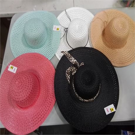 Hat different color set of 5