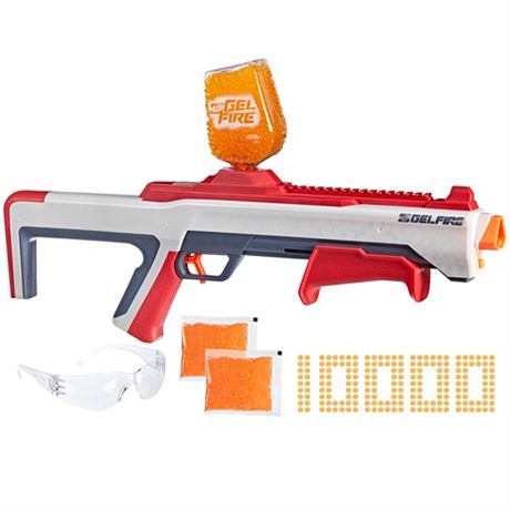 NERF Pro Gelfire Raid Blaster Fire 5 Rounds at Once 10000 Gel Rounds 800 Ro