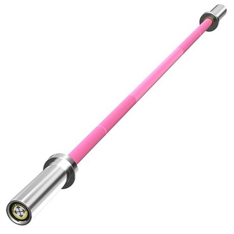 POWER GUIDANCE Chrome Olympic Barbell Bar 2 Inch Weight Bar for lifting Hip T
