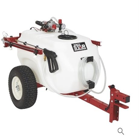 NorthStar Tow-Behind Trailer Boom Broadcast and Spot Sprayer  41-Gallon 4.0 GP