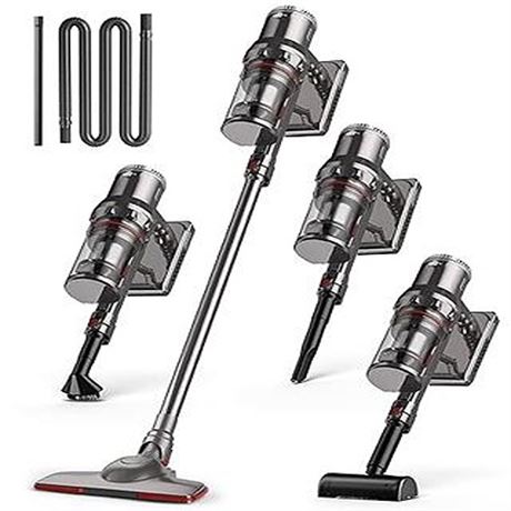 MOYSOUL Cordless Vacuum Cleaner - 9 in 1 Cordless Vacuum with 30000pa Powerful