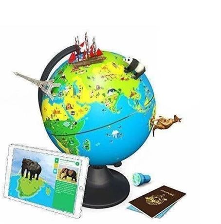 PlayShifu Orboot Earth Augmented Reality Interactive Globe for Kids Metal Orboo
