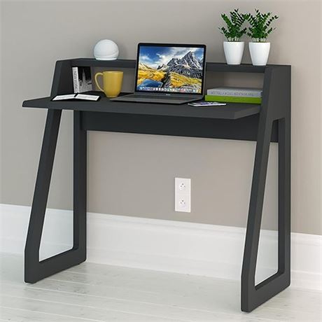 Fytz Design Computer Desk for Bedroom Office & Small Spaces - Writing Desk Idea