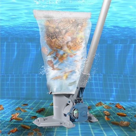 Kokido Rechargeable Pool Leaf Vacuum with Section Pole 5X Suction Deep Clean