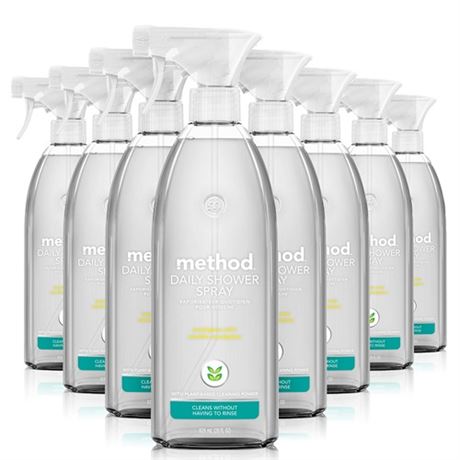 Method Daily Shower Cleaner Spray Plant-Based & Biodegradable Formula Spray and
