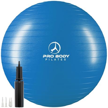 ProBody Pilates Ball Exercise Ball Yoga Ball Chair Multiple Sizes Stability Bal