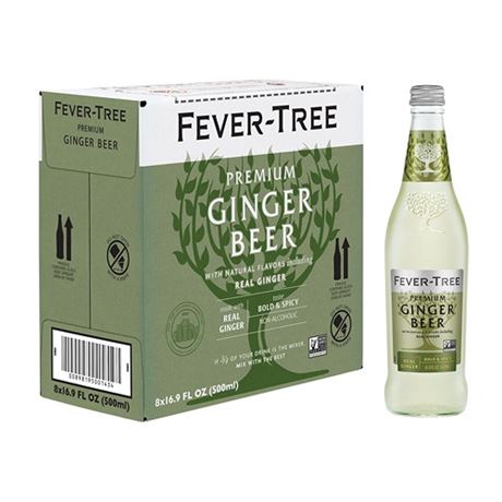 Fever Tree Ginger Beer - Premium Quality Mixer - BEST 092023