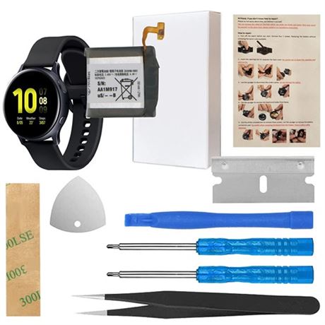 for Samsung Galaxy Watch Active 2 Battery Replacement 44mm with Repair Tool Set