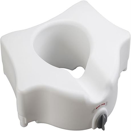 Drive Medical Elevated Toilet Seat Without Arms Standard Seat