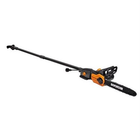 Worx 8 Amp 10 2-in-1 Electric Pole Saw & Chainsaw with Auto-Tension Black 10 in