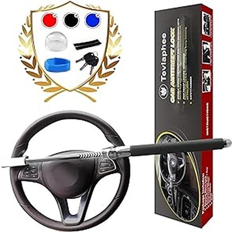 Tevlaphee Steering Wheel Lock Anti Theft Car Device Universal T
