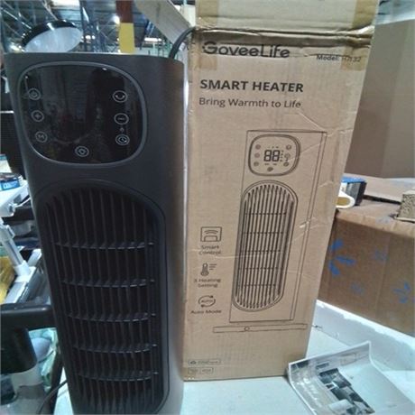 GoveeLife Smart Space Heater for Indoor Use 1500W Ceramic Tower Heater H7132
