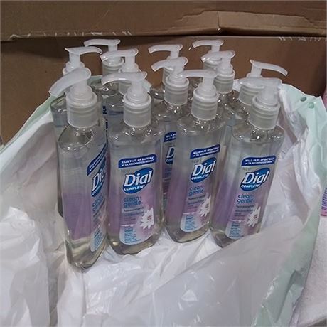 Dial Complete Clean  Gentle Antibacterial Liquid Hand Soap Waterlily 7.5 fl o