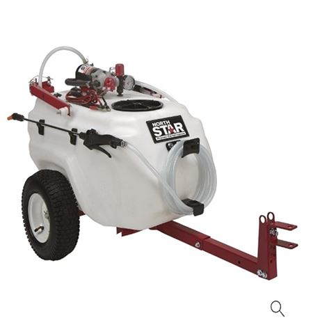 NorthStar Tow-Behind Trailer Boom Broadcast and Spot Sprayer  21-Gallon 2.2 GP